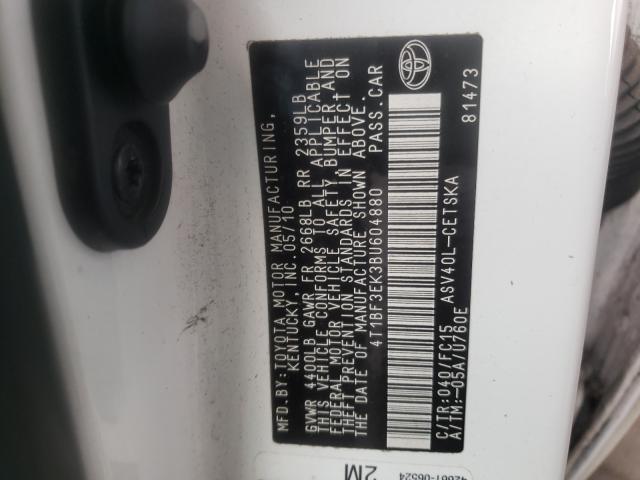 2011 TOYOTA CAMRY BASE - 4T1BF3EK3BU604880