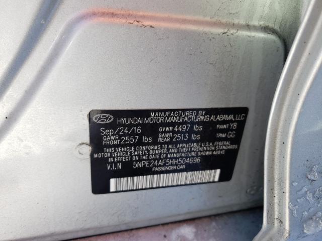2017 HYUNDAI SONATA SE 5NPE24AF5HH504696