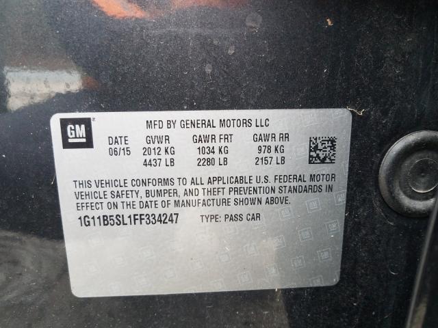 2015 CHEVROLET MALIBU LS 1G11B5SL1FF334247