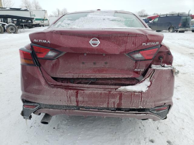 2019 NISSAN ALTIMA PLA 1N4BL4FW1KC129357