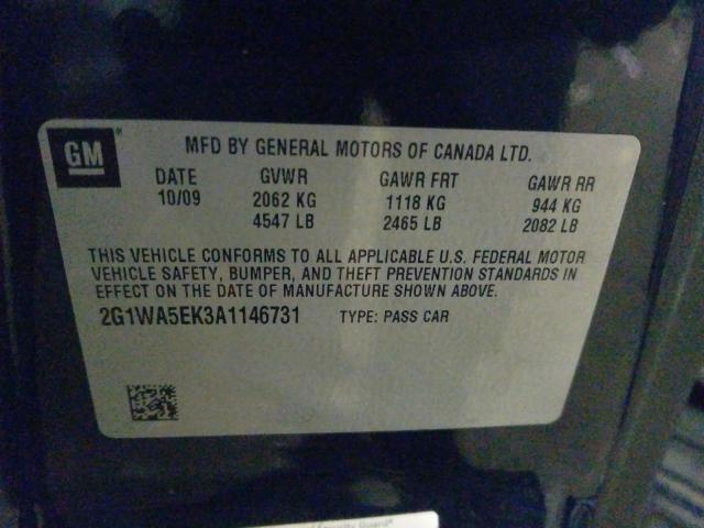 2010 CHEVROLET IMPALA LS 2G1WA5EK3A1146731