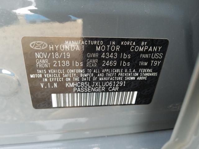 2020 HYUNDAI IONIQ LIMI - KMHC85LJXLU061291