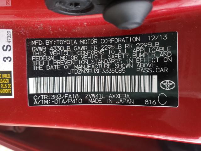 2014 TOYOTA PRIUS V - JTDZN3EU3E3335085