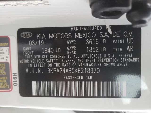 2019 KIA RIO S 3KPA24AB5KE218970