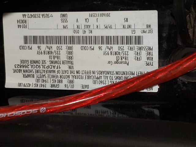 2016 FORD FOCUS ST 1FADP3L92GL266823