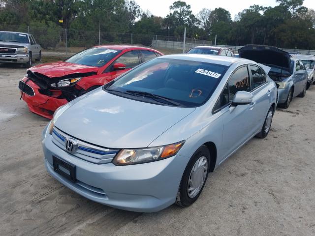 2012 HONDA CIVIC HYBR JHMFB4F22CS003073