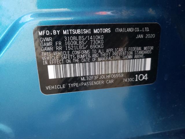 2020 MITSUBISHI MIRAGE G4 ML32F3FJ0LHF06559