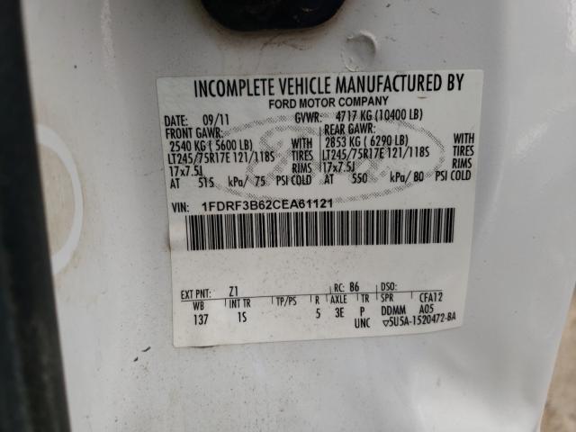 2012 FORD F350 SUPER 1FDRF3B62CEA61121