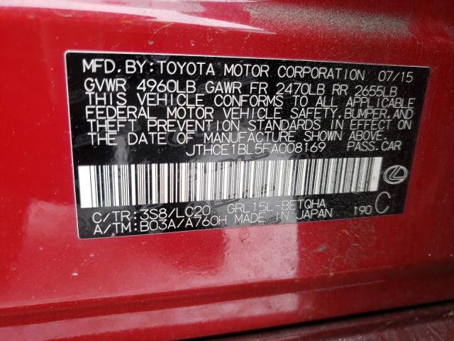 2015 LEXUS GS 350 JTHCE1BL5FA008169