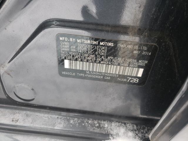 2015 MITSUBISHI MIRAGE DE ML32A3HJ7FH000353