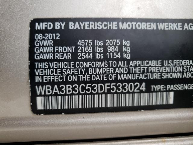 2013 BMW 328 XI WBA3B3C53DF533024