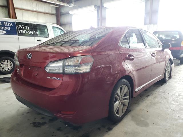 2010 LEXUS HS 250H JTHBB1BA9A2034859