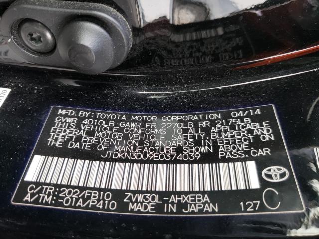 2014 TOYOTA PRIUS - JTDKN3DU9E0374039