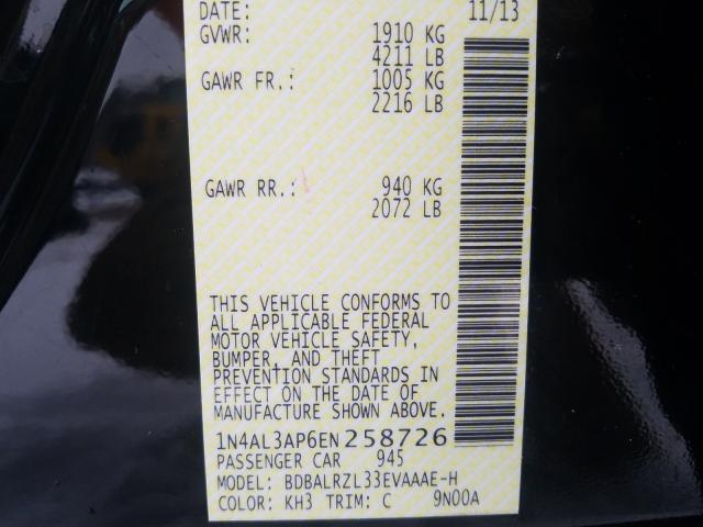 2014 NISSAN ALTIMA 2.5 1N4AL3AP6EN258726