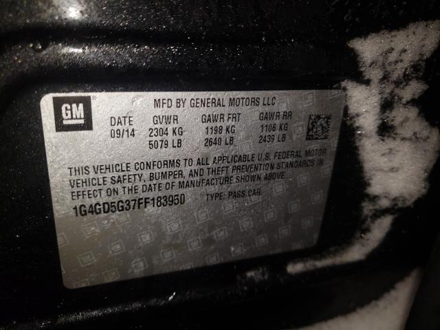 2015 BUICK LACROSSE P 1G4GD5G37FF183950