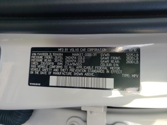 2020 VOLVO XC60 T5 IN YV4102DL2L1504064