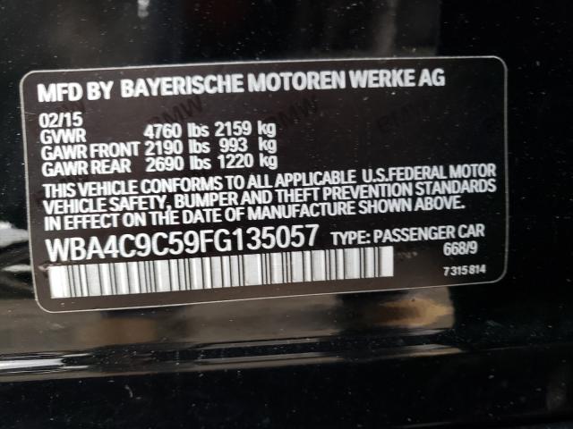 2015 BMW 428 XI GRA WBA4C9C59FG135057