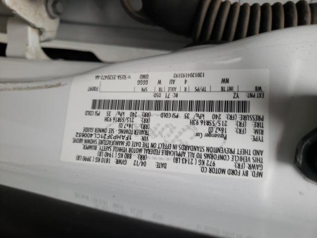 2012 FORD FOCUS SE - 1FAHP3F21CL400652