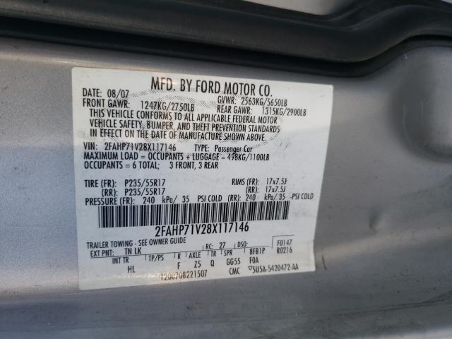 2011 FORD CROWN VICT 2FABP7BV0BX124186