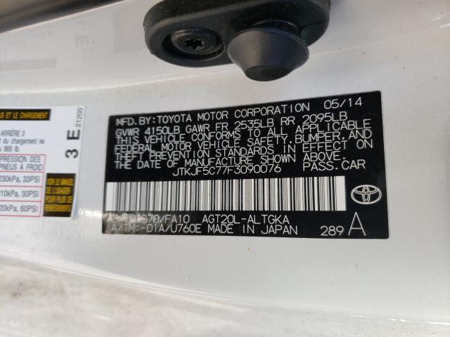 2015 TOYOTA SCION TC JTKJF5C77F3090076