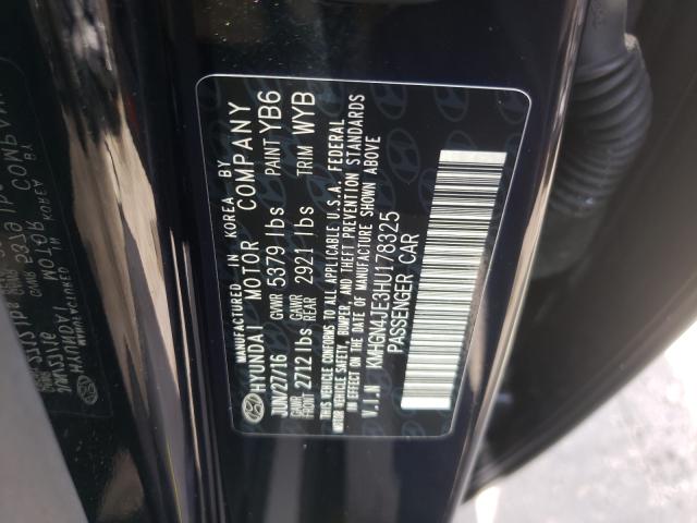 2017 GENESIS G80 BASE KMHGN4JE3HU178325