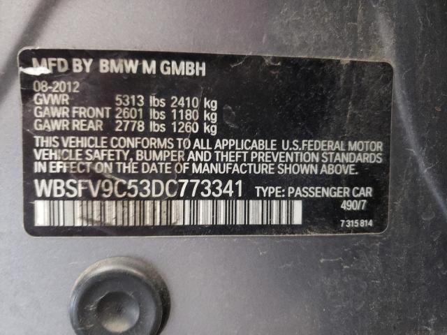 2013 BMW M5 WBSFV9C53DC773341