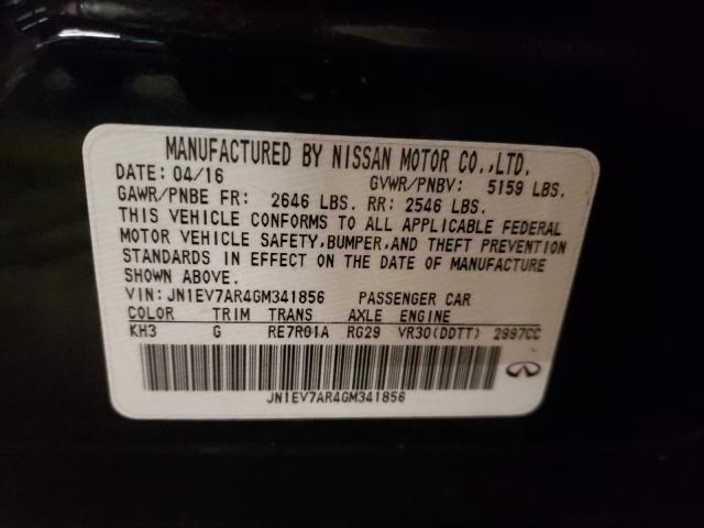 2016 INFINITI Q50 PREMIU JN1EV7AR4GM341856