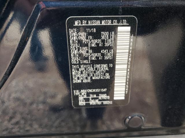 2019 NISSAN ARMADA SV JN8AY2NCXKX511547