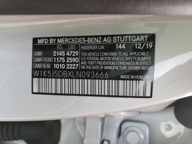 2020 MERCEDES-BENZ CLA 45 AMG W1K5J5DBXLN093666
