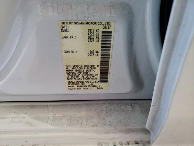 2017 NISSAN ALTIMA 2.5 1N4AL3AP1HC495110