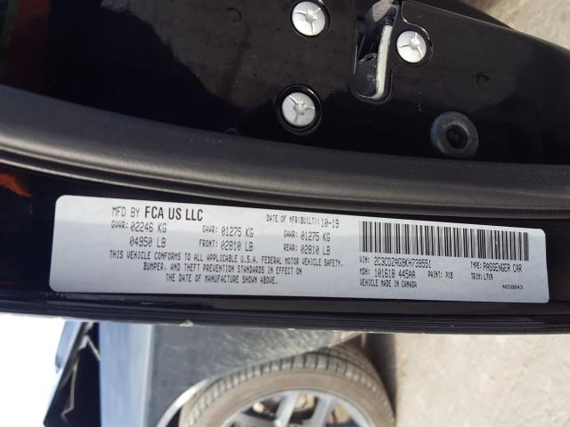 2019 DODGE CHALLENGER 2C3CDZAG9KH739551