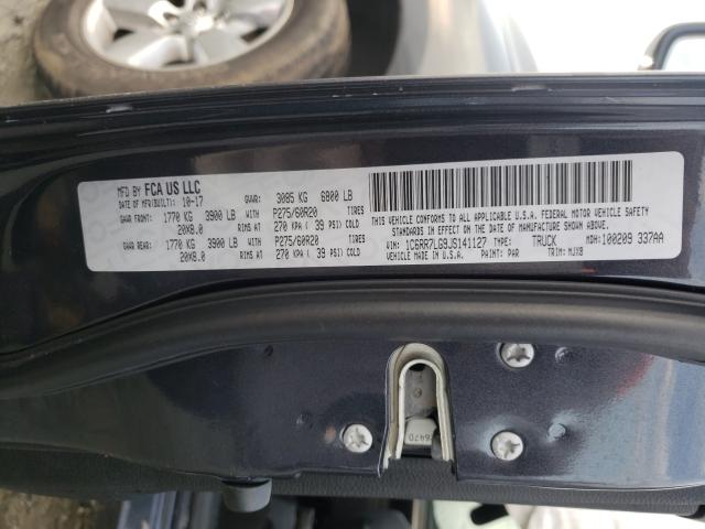 2018 RAM 1500 SLT 1C6RR7LG9JS141127