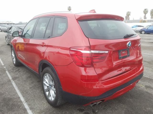 2017 BMW X3 SDRIVE2 5UXWZ7C52H0V85299