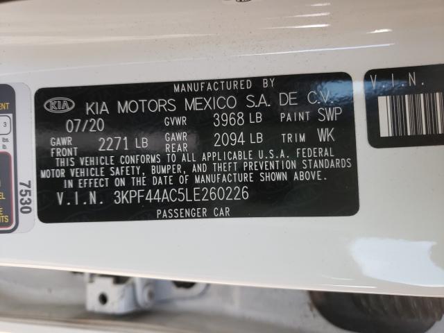 2020 KIA FORTE GT 3KPF44AC5LE260226