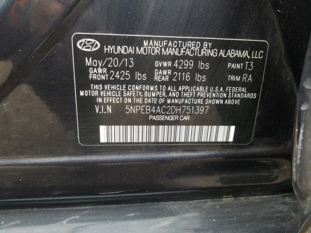 2013 HYUNDAI SONATA GLS - 5NPEB4AC2DH751397
