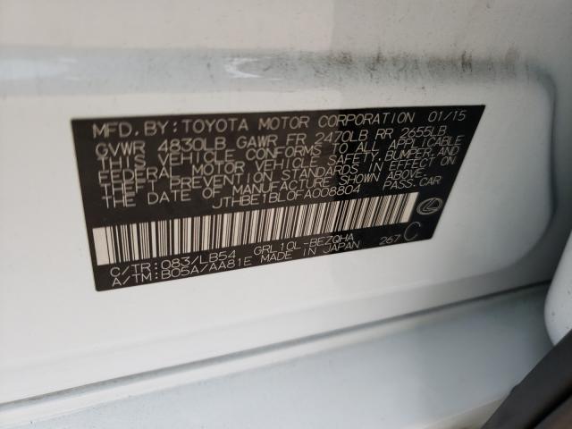 2015 LEXUS GS 350 JTHBE1BL0FA008804
