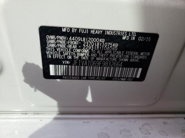 2015 SUBARU WRX PREMIU - JF1VA1D69F9832664