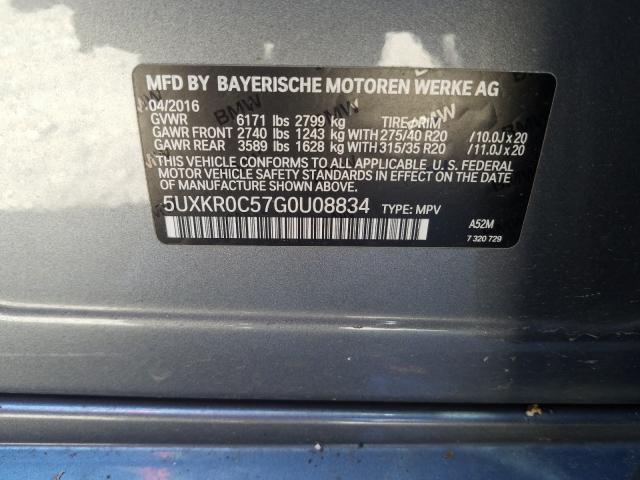 2016 BMW X5 XDRIVE3 - 5UXKR0C57G0U08834