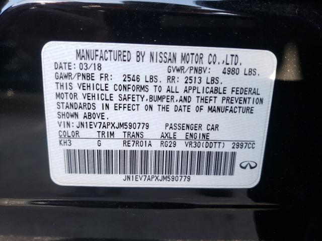 2018 INFINITI Q50 LUXE JN1EV7APXJM590779