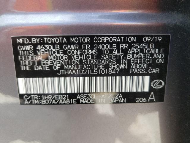 2020 LEXUS IS 300 JTHAA1D21L5101847