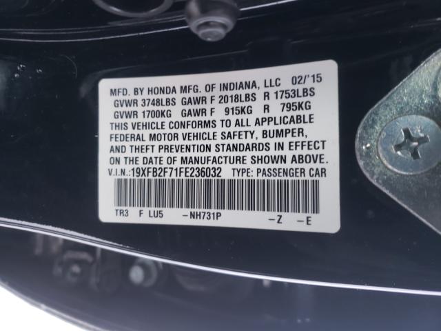 2015 HONDA CIVIC SE 19XFB2F71FE236032