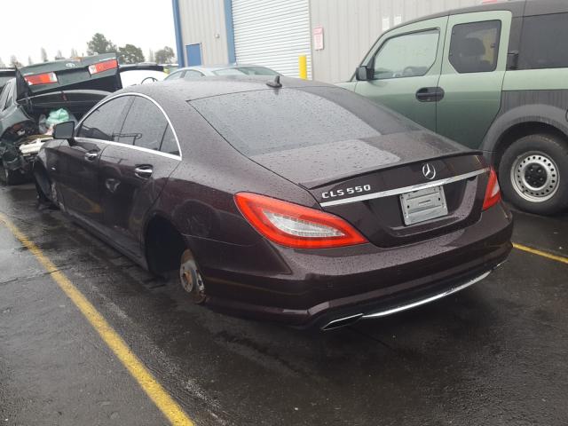 2012 MERCEDES-BENZ CLS 550 - WDDLJ7DB2CA011326