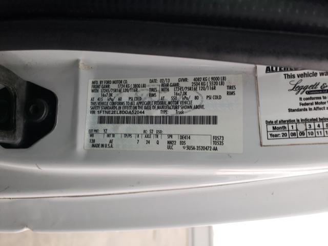 2013 FORD ECONOLINE 1FTNE2EL8DDA52044