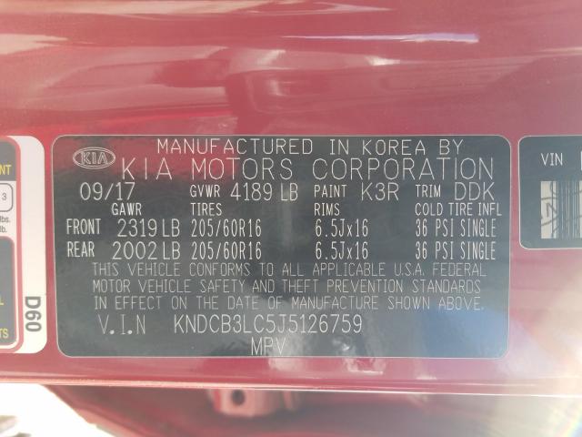 2018 KIA NIRO FE KNDCB3LC5J5126759