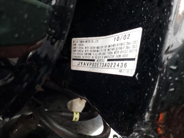 2003 YAMAHA XV1600 AS JYAVP02E73A022436