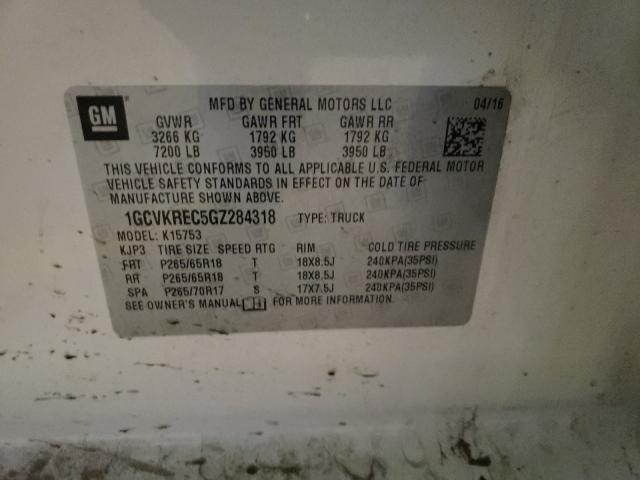 2016 CHEVROLET K1500 1GCVKREC5GZ284318