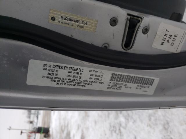 2011 DODGE CALIBER HE 1B3CB5HA1BD211254