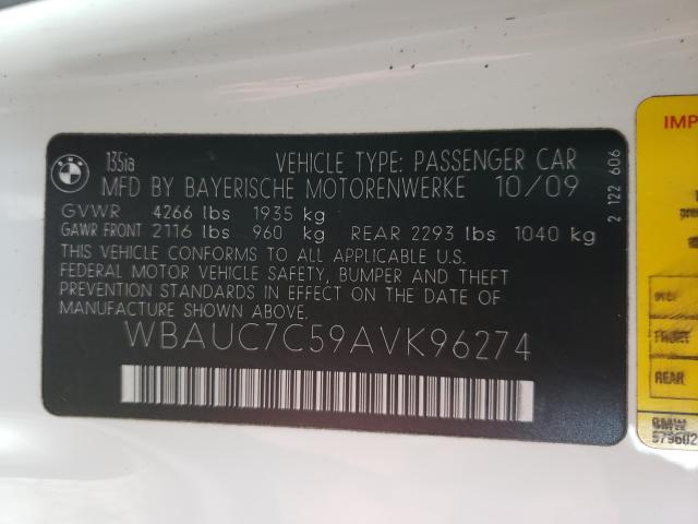2010 BMW 135 I - WBAUC7C59AVK96274