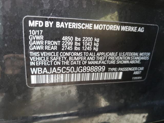 2018 BMW 530 I WBAJA5C50JG898899