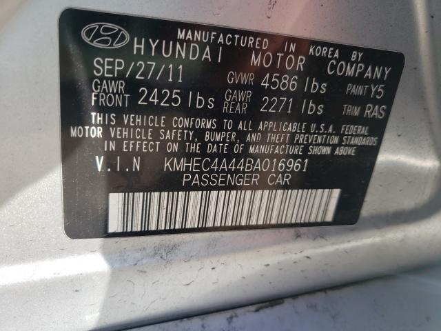 2011 HYUNDAI SONATA HYB KMHEC4A44BA016961